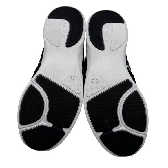 Vionic Alaina Active Supportive Sneakers Black/White Women's Size 8 - Picture 11 of 11